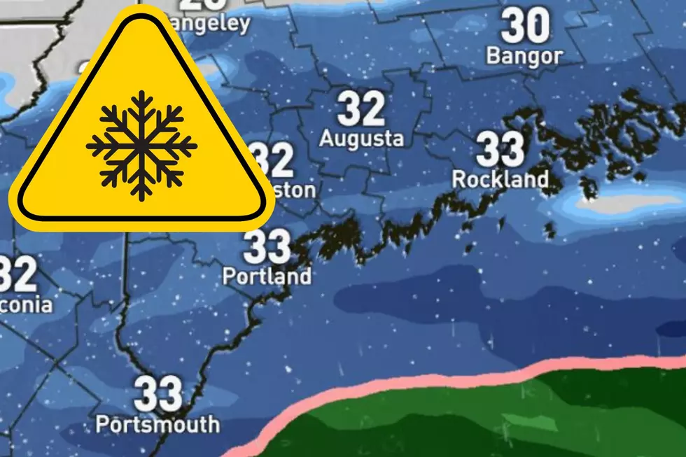 Here’s How Much Snow Maine & New Hampshire Will Get Tonight into Monday